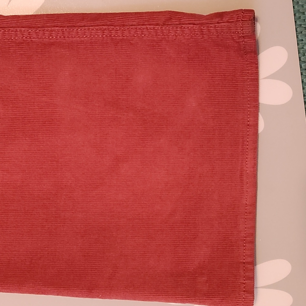 Old Navy salmon color corduroy high rise flare pant. - Picture 3 of 4